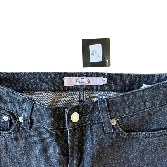 Valentino Red Classic V Black Wash Jeans - Picture 7 of 7